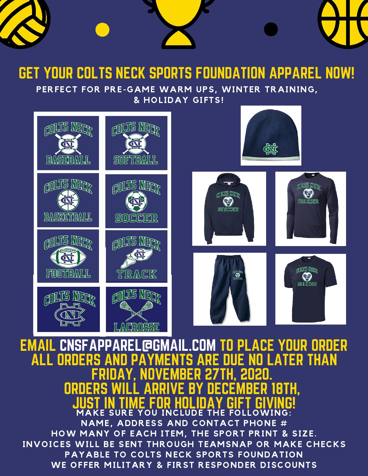 FINAL UPDATED 11-20-20 The Colts Neck Sports Foundation Apparel sale-page-001